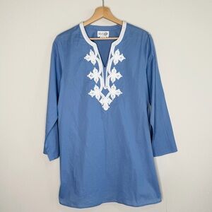 Nvelop Embroidered Tunic Top Size Medium